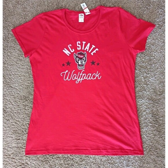 Fruit of the Loom Other - North Carolina Wolfpack T-Shirt Men's XL Red Short Sleeve